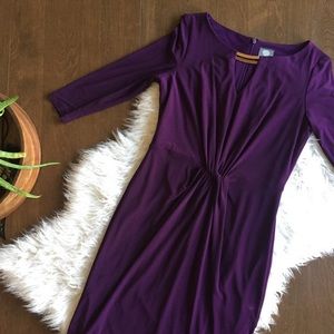 Vince Camuto Purple Dress (Size 10)